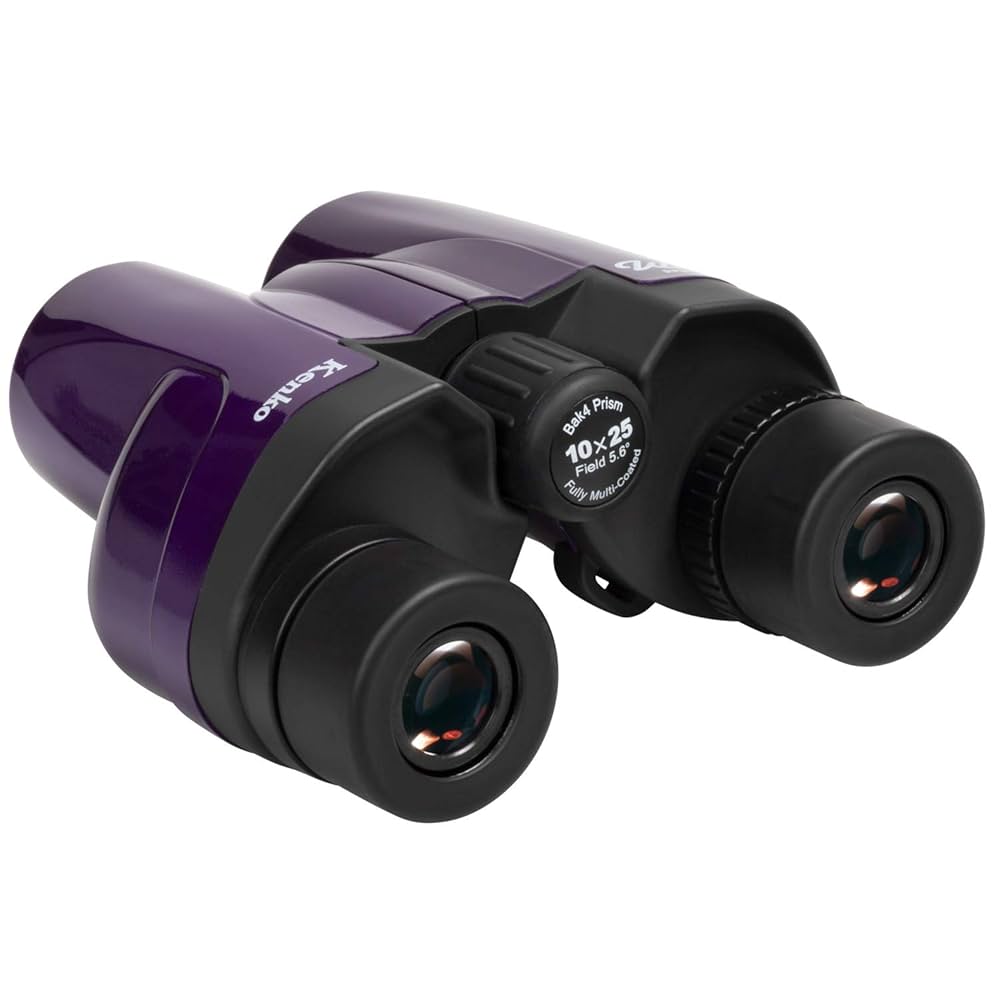 Amazon | Kenko 双眼鏡 ultraVIEW M 10x25FMC 10倍 パープル